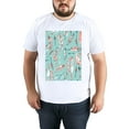 thumbnail image 5 of Solid ColorFeather Oversize T-shirts For Women Basic Plus Tees Baggy t Shirts, 5 of 5