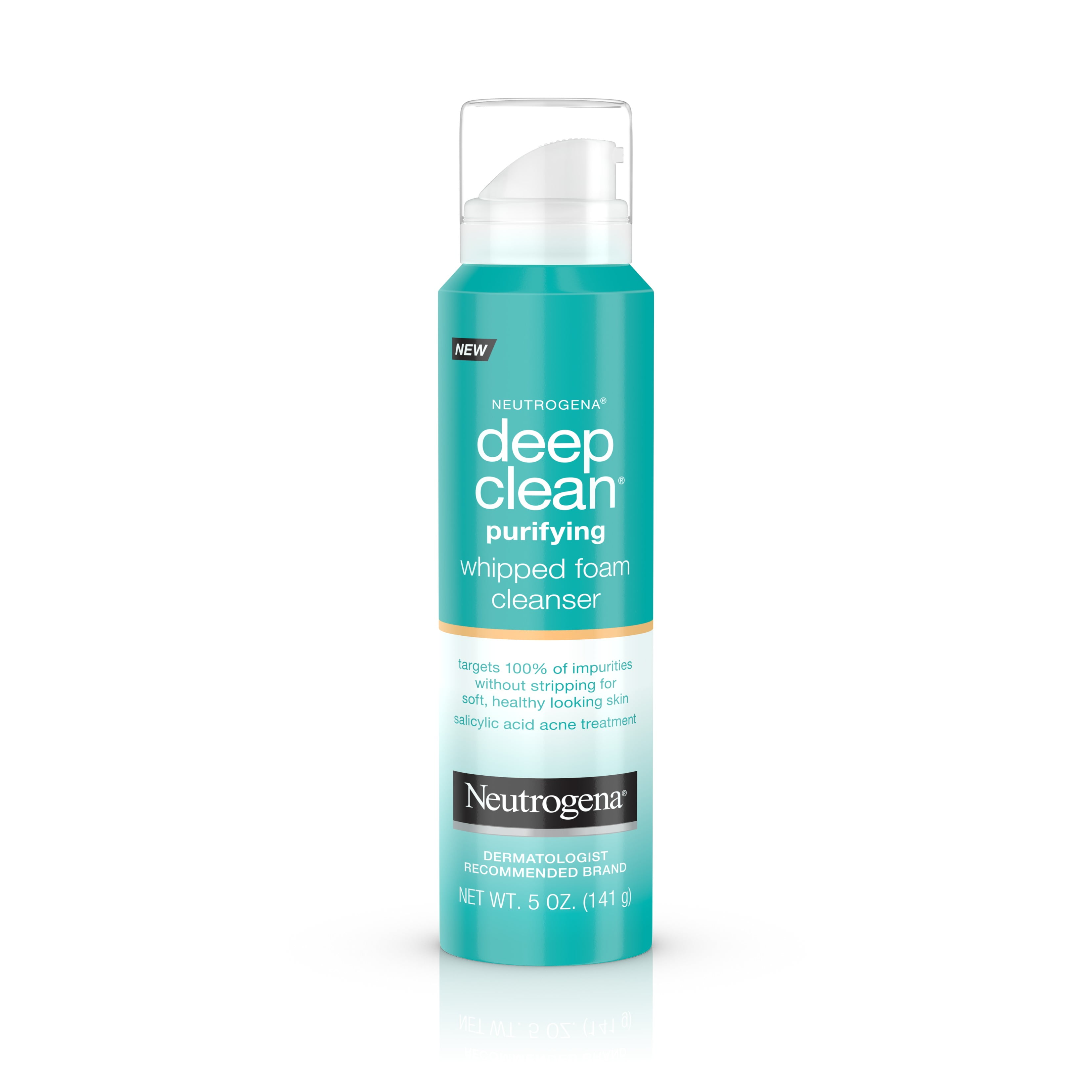 Neutrogena Deep Clean Whipped Foam Facial Cleanser Oily Skin Pore Clearing 5 Oz 8494