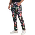 thumbnail image 5 of INSPIRE CHIC Floral Printed Dress Pants for Men's Straight Leg Flat Front Flower Pattern Trousers, 5 of 6
