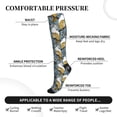 thumbnail image 3 of Lsque Cartoon Squirrel on Branch Pattern Sport Compression Socks for Men & Women 15-20 mmHg Knee High Nurse Pregnant Running Medical and Travel Athletic, 3 of 6