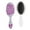 White-509, variant on Natural Pattern Detangling Hair Brush, Floral Bohemian Wooden Handle Paddle Comb, Ideal for Daily Hair Brushing