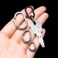 thumbnail image 4 of Luxury Titanium Key Ring Quickdraw Keychain Men Women Titanium for Car Key Rings Holder Lightweight EDC Carabiner Accessories, 4 of 5