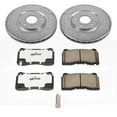 thumbnail image 3 of PowerStop Front Z26 Street Warrior Carbon-Fiber Ceramic Brake Pad and Drilled and Slotted Rotor Kit Fits: MITSUBISHI Select Models K107-26, 3 of 9
