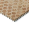 thumbnail image 3 of Addison Rugs Mayfield Premium Machine Washable Transitional Geometric Peach Rectangle Rug, 3' X 5' Machine Washable Transitional Geometric Peach Oversized Sherpa Throw Blanket, 3 of 7