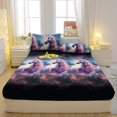 thumbnail image 1 of 1 Simple Modern Animal Printed Matte Fitted Sheet  Bedroom Printed Bed Cover  Bedding (Excluding Pillowcases), 1 of 4