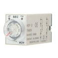 thumbnail image 3 of Time Relay Timer Switch 24V DC H3Y-2 Delay Timer with Adjustable Transparent Dial 1S/3S/6S/10S/30S/60S for Industrial Control, 3 of 7