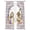 Purple, variant on Easter Bunny Sheer Curtains 45 Inch Length 2 Panels Set Window Treatments, Spring Easter Eggs Chick Floral Sage Green Check Rod Pocket Semi Curtains for Living Room/Bedroom/Kitchen, 104"W x 45"L