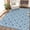 Blue, variant on Geetinfly 2FT Area Rugs*6FT Area Rugs 2*6 Runner Rug Contemporary Floral Rug Non-Shedding Stain-Resistant SoFT Area Rugs Bedsides Rug Runner Indoor Throw Rug for Laundry Room Pink pink