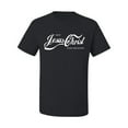 thumbnail image 2 of Wild Bobby Enjoy Jesus Christ and Thou Shalt Never Thirst Coke Parody Inspirational/Christian Men's Graphic T-Shirt, Black, Small, 2 of 5