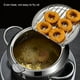 thumbnail image 5 of Bearachild Olla para freír profunda de estilo japonés, termómetro, freidora Tempura, Control de temperatura, olla para pollo frito, Electrodomésticos Grad-20cm, 5 of 6