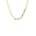 thumbnail image 2 of 4.5mm 14k Yellow Gold Solid Figaro Chain 18 in, 2 of 4