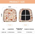 thumbnail image 3 of Fun Halloween Seat Covers for Dining Room Chairs Set Of 6,Stretch Printed Washable Chair Seat Cover with Elastic Ties and Button,Removable Waterproof Couch Cushion Covers, 3 of 6