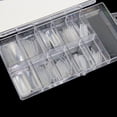 thumbnail image 2 of Unique Bargains 100pcs Plastic Full Cover False Nail Beauty Art Tips Decoration Nails Extension Transparent, 2 of 2