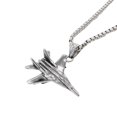 thumbnail image 4 of PikaLF Airplane Necklace for Men, Hip Hop Airplane Necklace, Vintage Aircraft Pendant Necklace with 23.6"Chain, Stainless Steel Punk Rock Airplane Pendant, Jet Fighter Plane Necklace Jewelry for Men, 4 of 5