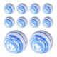 thumbnail image 2 of 10 pelotas de golf para entrenamiento de golf, ligeras, para niños y adultos. Azul Blanco, 2 of 9