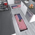 thumbnail image 6 of Ottomanson US ARMY USA Flag Machine Washable Non-Slip Rubberback 2x5 Runner Rug, 20"x 59", Red/White, 6 of 8