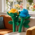 thumbnail image 5 of Realistic Plush Rose Stuffed Toy, Soft Long Stem Flower Plush Pillow Decor for Valentine's Day Gift, 5 of 5