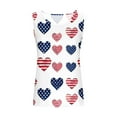 thumbnail image 5 of Aboser Womens American Flag Tank Tops Plus Size Sleeveless Basic Shirt 4th of July Pullover Tanks Cute Hearts Patriotic Shirts Summer Vacation Tee Tops, 5 of 5