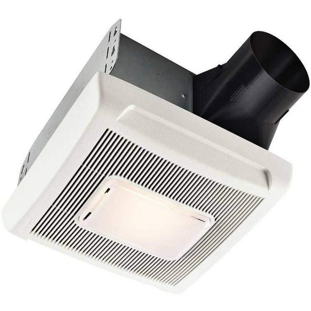 Broan Nutone A110l Invent Series Single Sd Fan With Led Light Ceiling Room Side Installation Bathroom Exhaust Energy Star Certified 1 3 Sones Com - Installing Nutone Bathroom Fan With Light