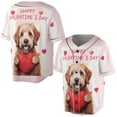 thumbnail image 3 of Happy Valentine's Day Goldendoodle Brings Love Heart All Over Print 3D Baseball Shirt Doodle Dog Lover Gifts Idea Softball Sport - 02028, 3 of 6
