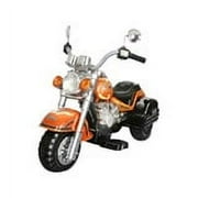 Harley-style Orange Battery Operated Chopper Motorcycle Ride-on