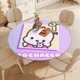 thumbnail image 4 of Pochacco-theme Fitted Round Tablecloths Elastic Edged Table Covers Waterproof Table Cloth for Kitchen Holiday Party Tables Decor 120cm, 4 of 6