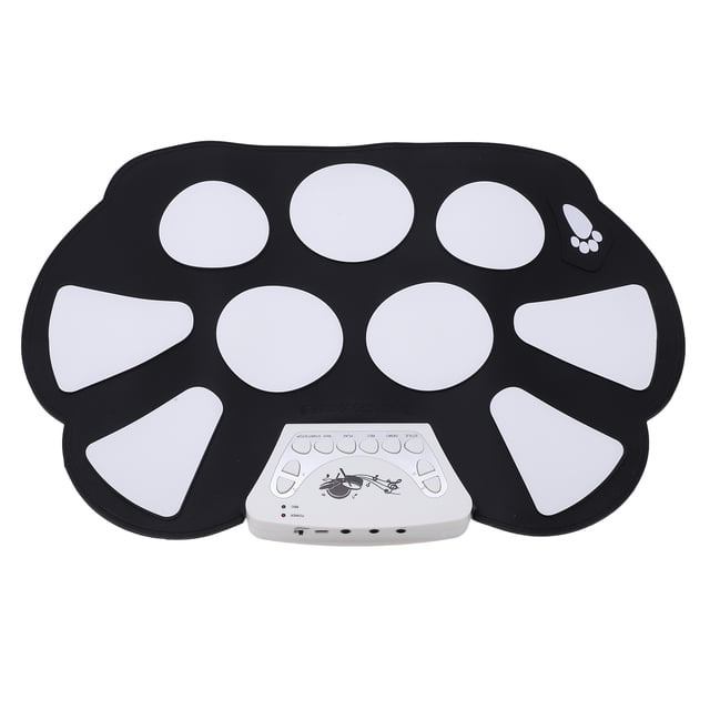 Almohadilla De Práctica De Batería, Interfaz USB Portátil Real Sense, Kit De Batería Enrollable, Sonido Puro Plegable Para Jugadores