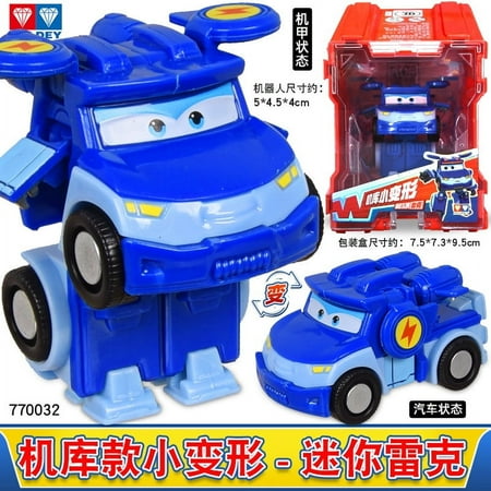 New Super Wings 2" Scale Mini Transforming Anime Deformation Plane Robot Hot Action Figures Transformation Toys For Child Gifts