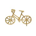 thumbnail image 2 of Sagebrook Home 9" Metal Bicycle Decor, Gold, 2 of 5