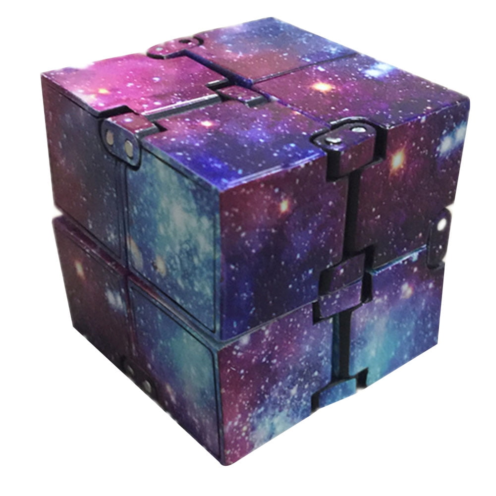 Speed Cube 3D Puzzle Game Infinite Folding Cube Stress Fidget Toys for