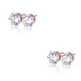 thumbnail image 4 of Sonducket Pendientes hipoalergénicos de cristal con diamantes de imitación para mujer y niña para fiesta Oro 2piezas Sonducket CBP002580, 4 of 6