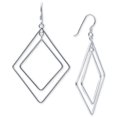 thumbnail image 1 of Giani Bernini Boucles d'Oreilles Double Géométrique en Argent Sterling, 1 of 2