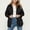 Black, variant on Quilted Jackets for Womens, Lightweight Long Sleeve Button Down Puffer Jacket Warm Coat Outerwear with Pockets​, Coffee