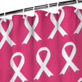 thumbnail image 3 of Pink Breast Cancer Shower Curtain 36"x72" ,Bathroom Decorative Shower Curtains Set with 12 Hooks,Modern Waterproof Washable Shower Curtain, 3 of 6
