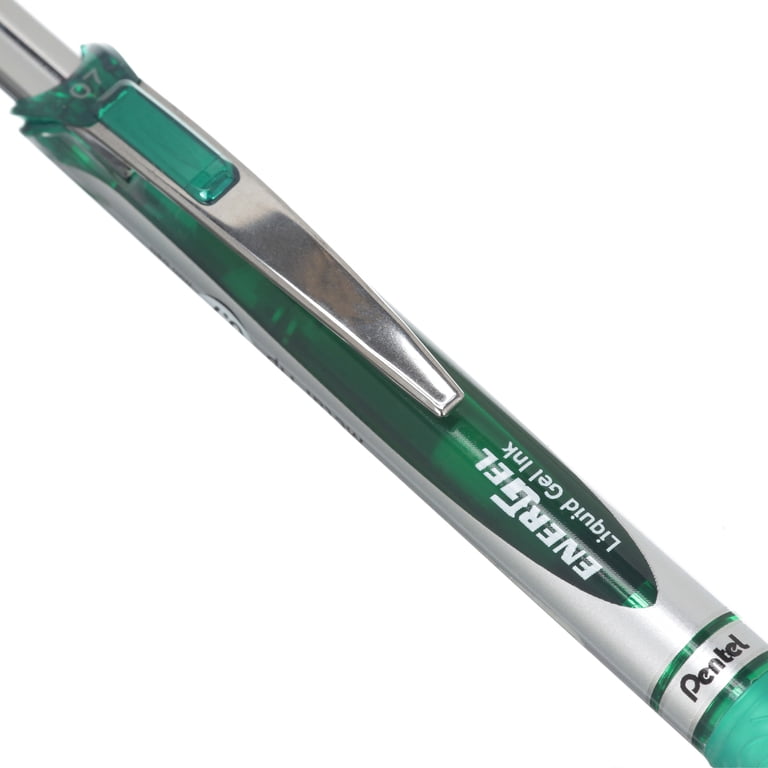Retractable Gel Pen, Medium Point, 0.7mm, Green photo 7