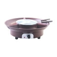 thumbnail image 1 of Smart Home Chocolate and Cheese Fondue Pot Set for Elegant Entertaining Indoor and Outdoor Events, 1 of 5