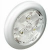 2.75" Round LED White Plastic Interior/Exterior Light, White