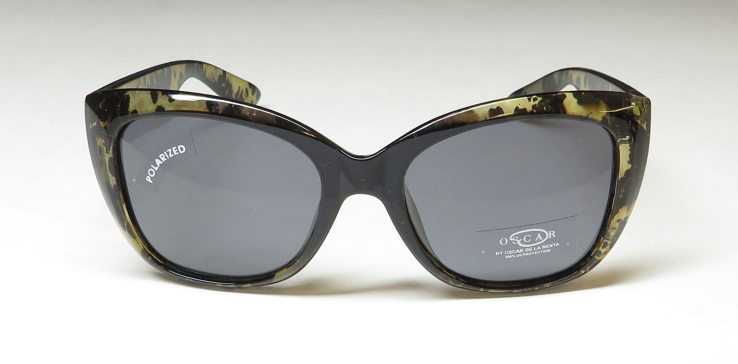 OSCAR by OSCAR DE LA RENTA NWT Translucent Frame Polarized Sunglasses NEW OSCAR DE LA RENTA OSCAR 1342 SUNGLASSES PLASTIC  main image 4