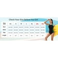 thumbnail image 4 of Charmo One Piece Athletic Racerback Swimsuit Women Slimming Bathing Suits Color Block Training Swimwear for Women, 4 of 7