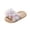 08#Brown, variant on Womens Bow Open-Toe Plush Slippers Fluffy Fuzzy House Slides Cozy Breathable Indoor Outdoor Sandals Cute Funny Winter Shose