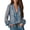 T1 Sky Blue, variant on Women's Lace Trim Long Sleeve Blouse Vintage V Neck Ruffle Shirts Casual Boho Flare Sleeve Tops White S
