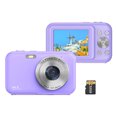 thumbnail image 1 of Camara de video Cámara digital portátil Cámara de vídeo 1080P 44MP 16X Zoom digital Enfoque automático Temporizador Antivibración Batería incorporada con tarjeta de memoria de 32GB Regalo 2.5pulgadas, 1 of 8