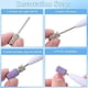 thumbnail image 5 of Mandrel Nail Drill Bit, 20 Pcs Sanding Bits for Nail Drill 3/32 inch, 5 of 5