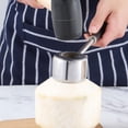 thumbnail image 4 of Coconut Opener Tool, Stainless Steel Coconut Shell Opening Knife Hole Maker Puncher Non Slip Rubber Handle Food Safe Bottle Super Safe Easy Open Mature Young Coconuts(Coconut Opener), 4 of 8