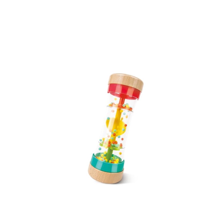 Hape Rainbow Stick Shake Beaded Raindrop Rattle, 2-Pack photo 6