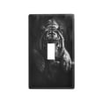 thumbnail image 2 of Switch Panel Switch Decoration 2.76x4.53x0.28 Inches Duplex Outlets Switch Plate Wall Plates Living Room Kitchen Bedroom Study Switches Big Black Tiger, 2 of 8