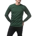 thumbnail image 3 of Pro Club Men's 3-Pack Heavyweight Cotton Long Sleeve Crew Neck T-Shirt, 3 of 4