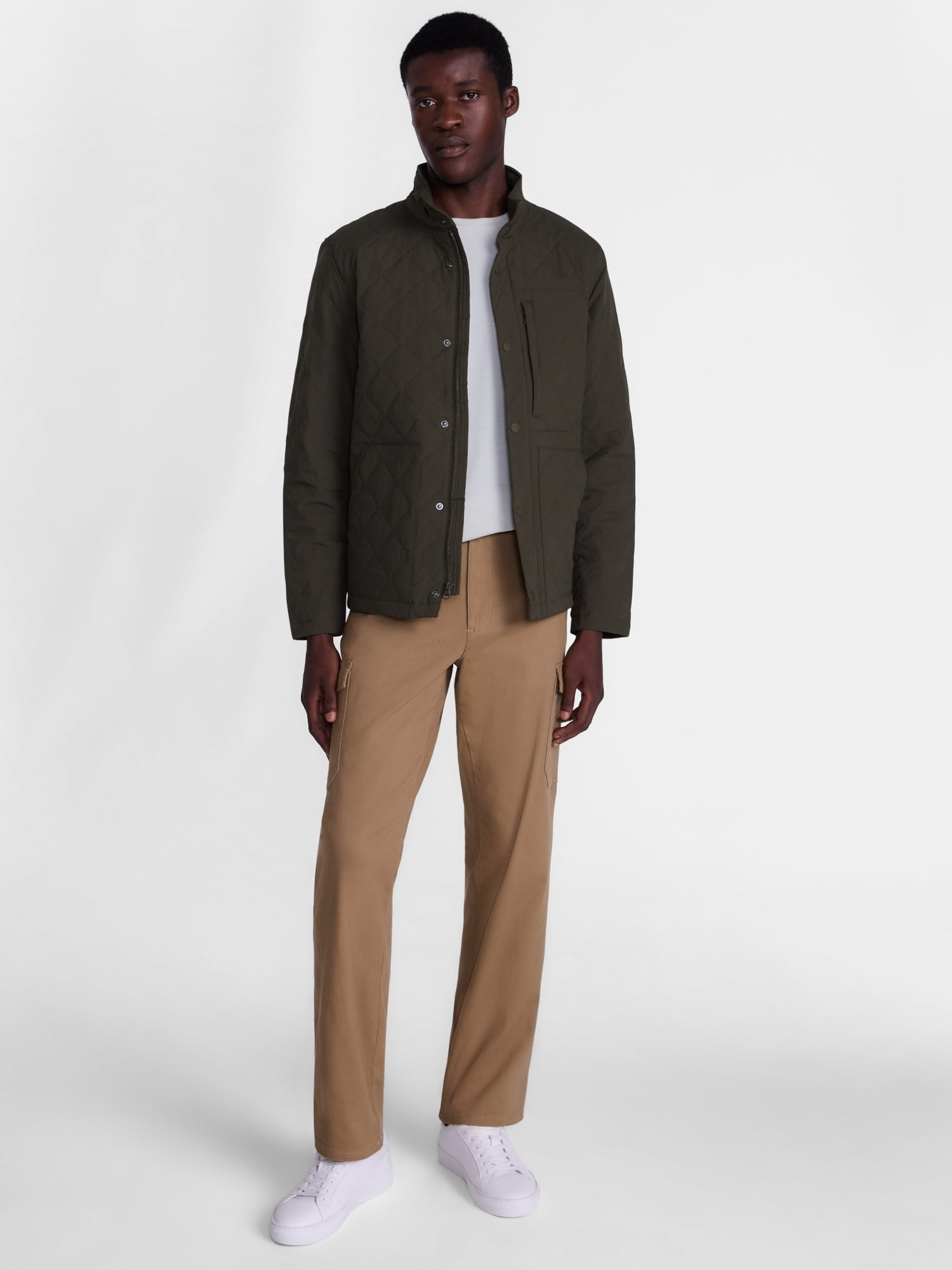 George Men's and Big Men's Quilted Jacket, Sizes S-3XL