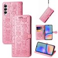 thumbnail image 2 of Funda Cartera FOXDOCK para Samsung Galaxy A05S , Flip PU con Relieve de Gatos y Perros, Tarjetero y Soporte, 2 of 6