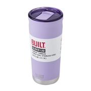 BUILT Torrent 20 oz Double-Wall Insulated Stainless Steel Tumbler Water Bottle, Lavender